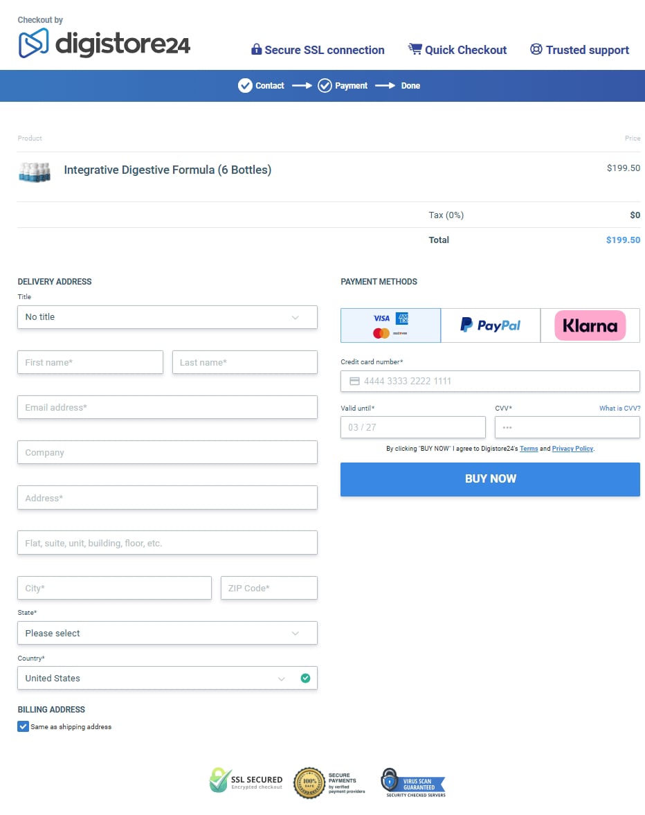 Integrative Digestive Formula Buy Now 