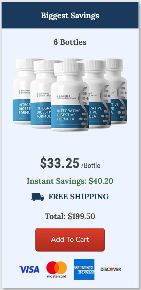 Integrative Digestive Formula Bottles Offer